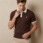 Classic Ribbed Polo Shirt