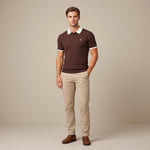 Classic Ribbed Polo Shirt