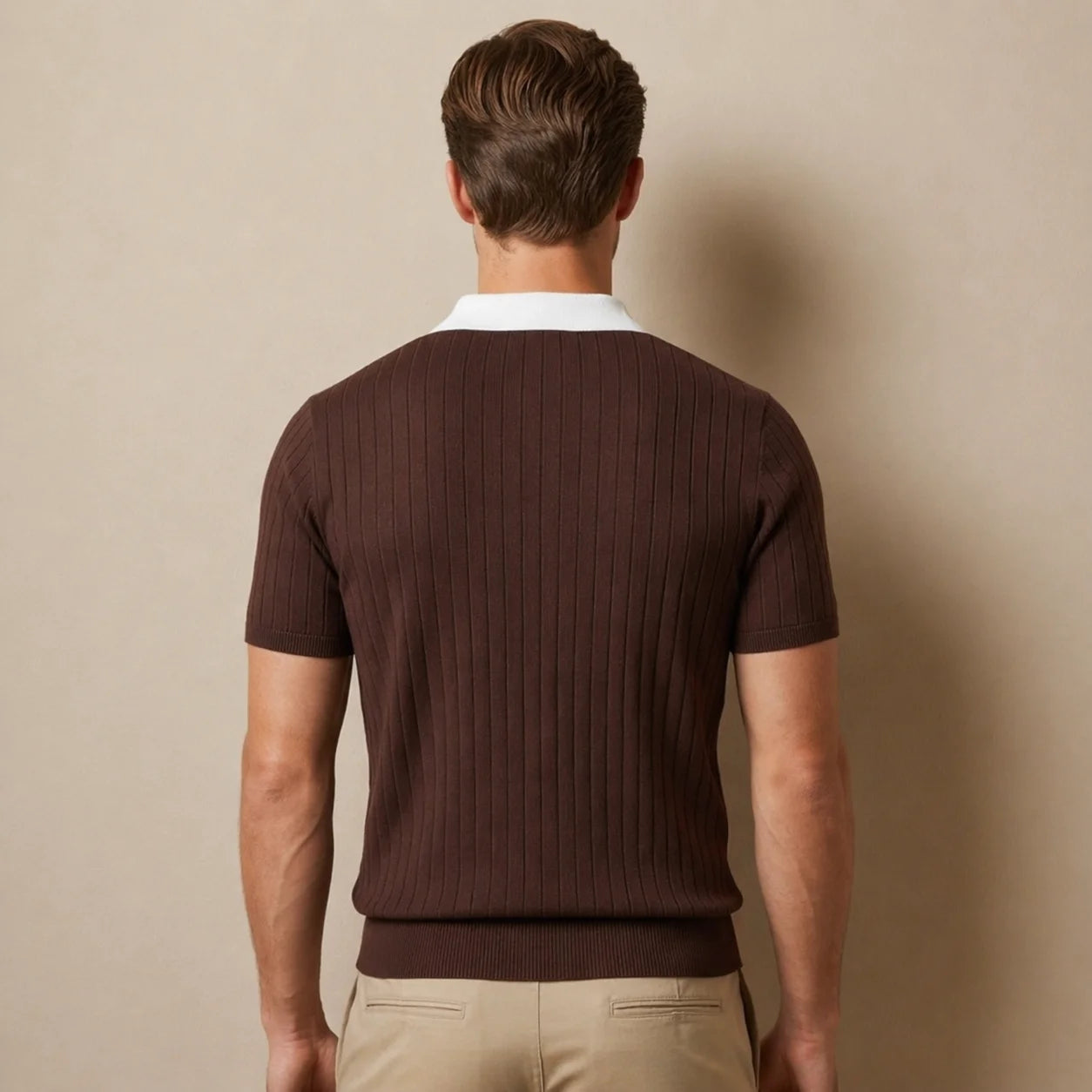 Classic Ribbed Polo Shirt
