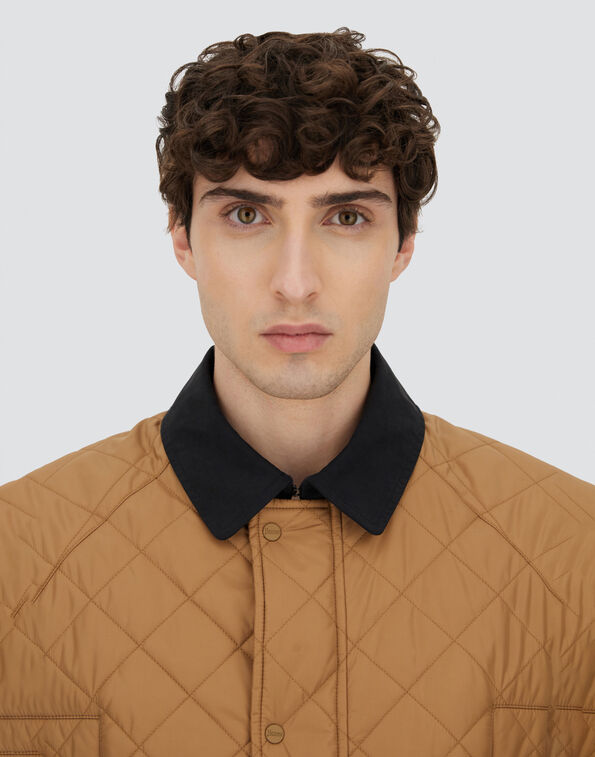 Nylon Chamonix And Waxed Tech Cotton Jacket
