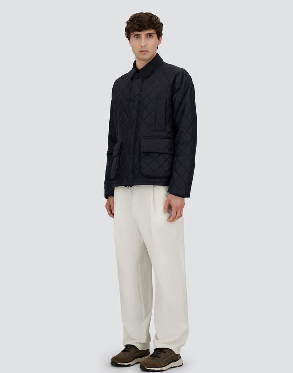 Nylon Chamonix And Waxed Tech Cotton Jacket